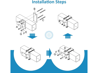 Trailer Wheel Bracket Spare Tire Carrier