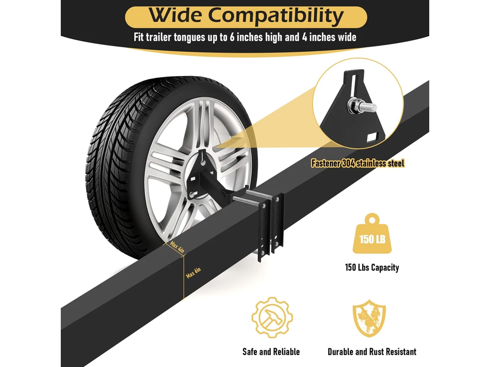 Trailer Wheel Bracket Spare Tire Carrier