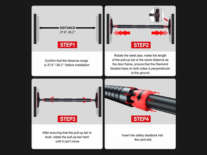 Adjustable Chin Up Pull Up Bar