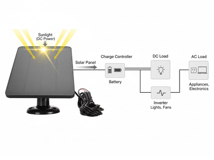 Universal Solar Panel for CCTV Security Camera