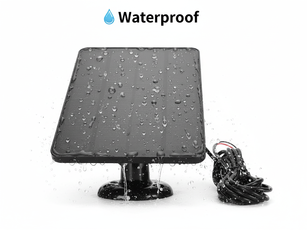 Universal Solar Panel for CCTV Security Camera