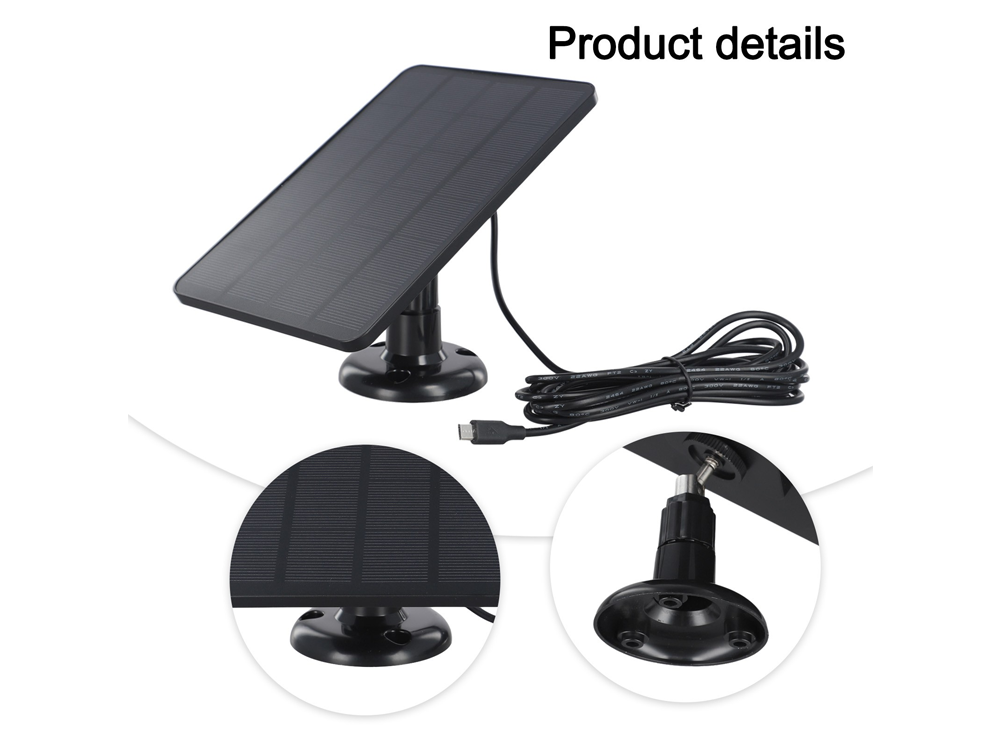 Universal Solar Panel for CCTV Security Camera