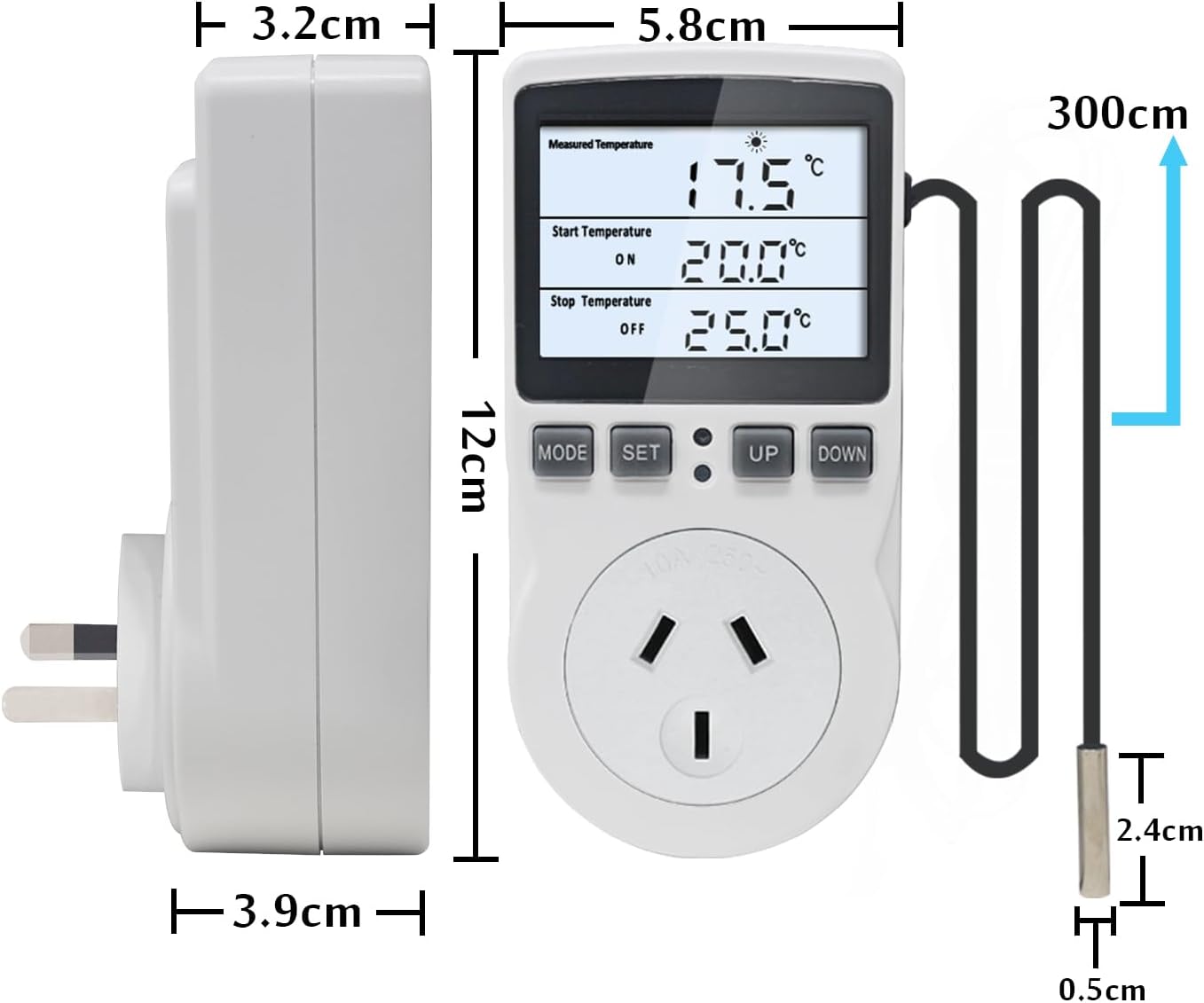 Digital Temperature Controller Thermostat Timer