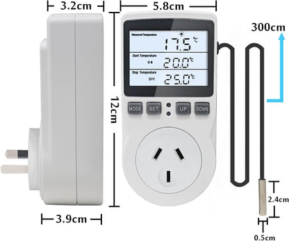 Digital Temperature Controller Thermostat Timer
