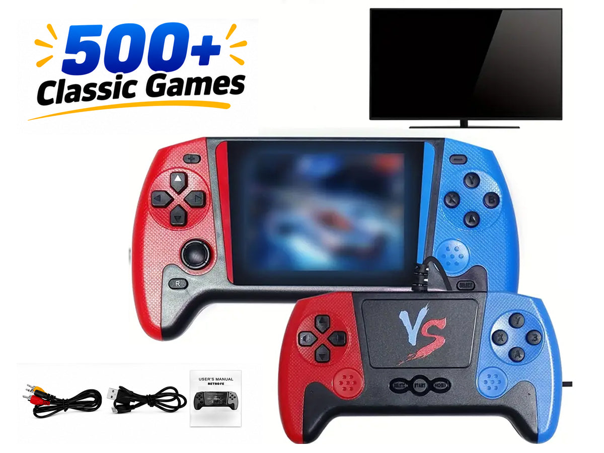 500 in 1 Retro Handheld Gaming Device