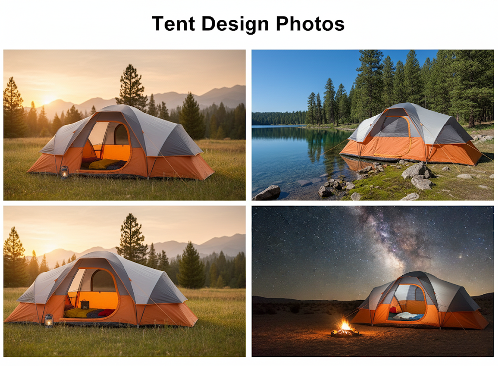 Waterproof Camping tent, Family Tent