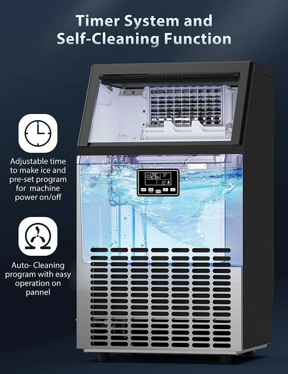 60kg Commercial Ice Cube Maker