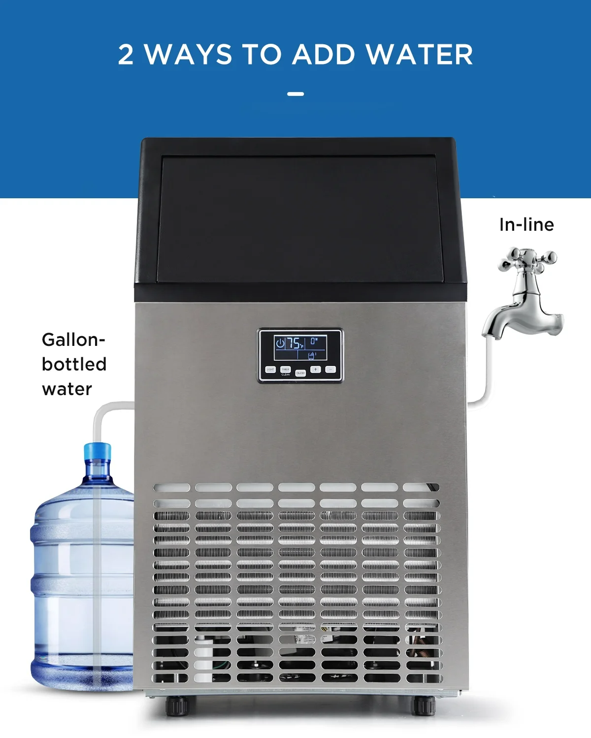 60kg Commercial Ice Cube Maker