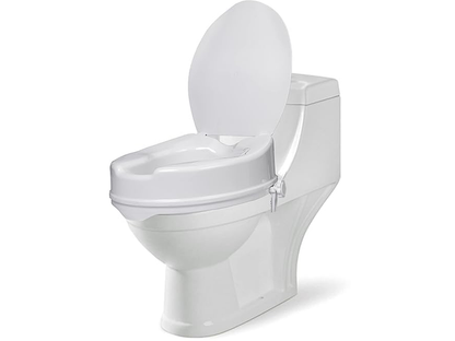 Raised Toilet Seat With Lid