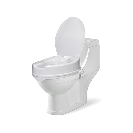 Raised Toilet Seat With Lid