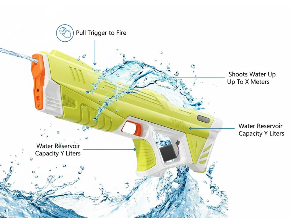 Automatic Electric Water Pistol Toy