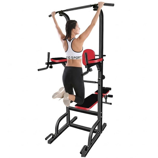 Power Tower Dip Station Pull Up Bar for Home Gym