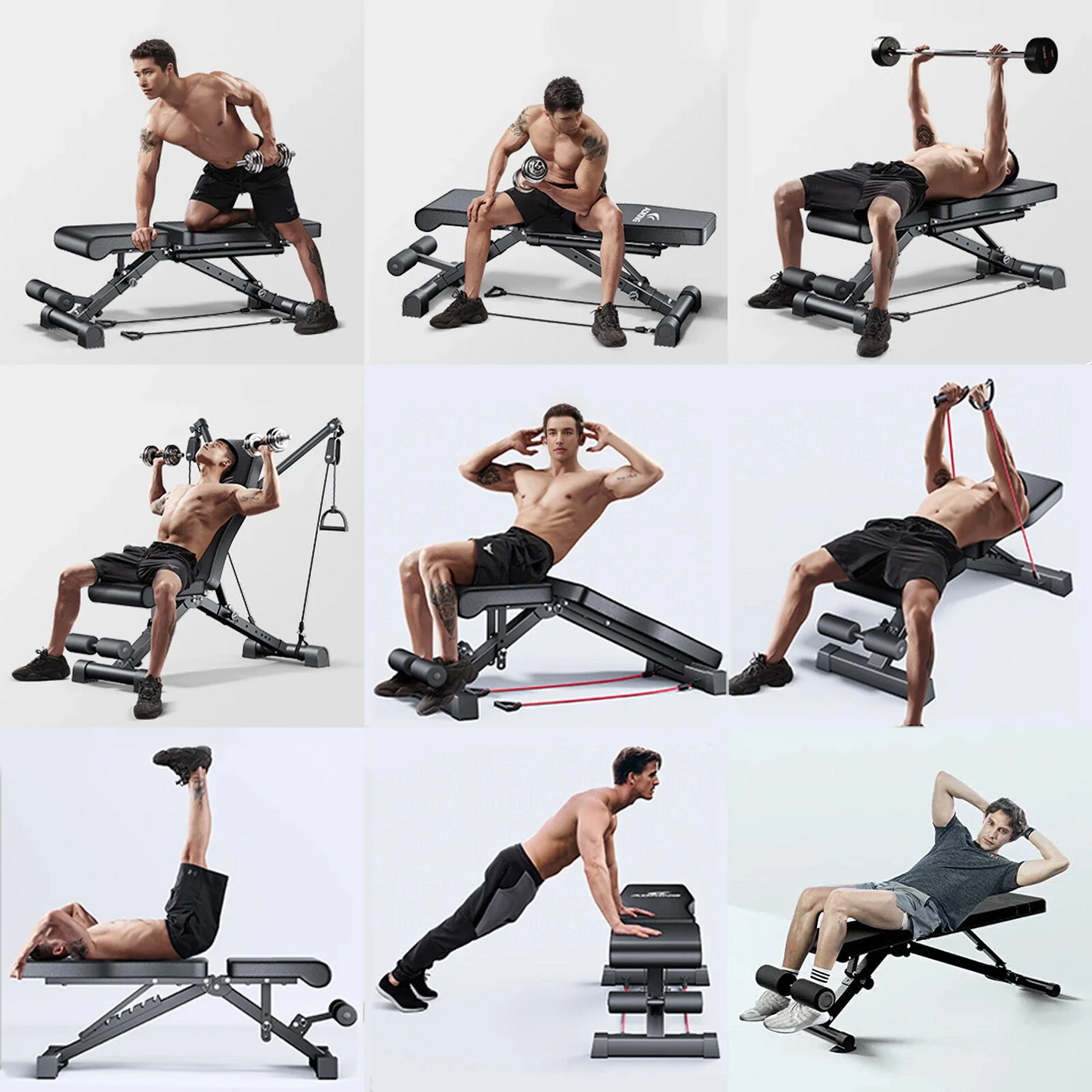 Multi-Functional Adjustable Weight Bench
