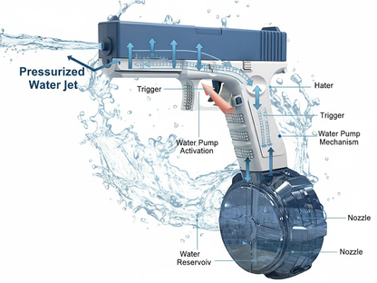 Electric Water Toy Automatic Blaster