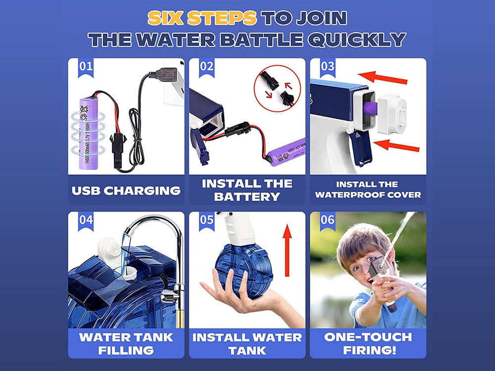 Electric Water Toy Automatic Blaster