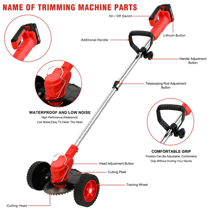 Lawn Mower Cordless Grass Trimmer Weed Eater