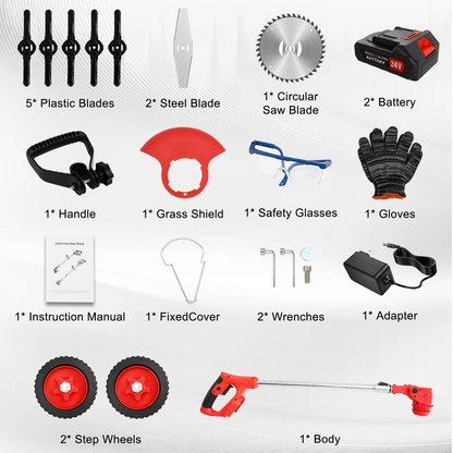 Lawn Mower Cordless Grass Trimmer Weed Eater