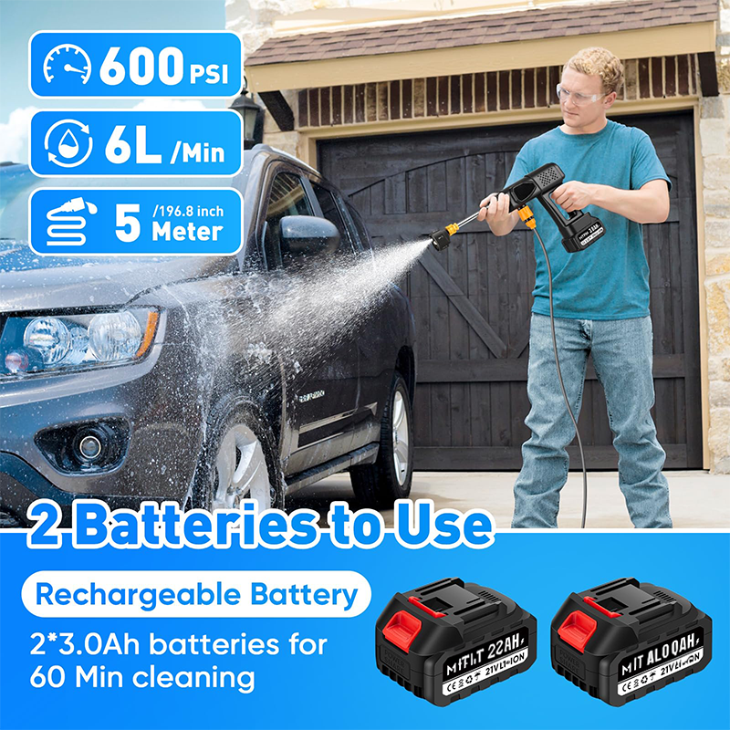 Rechargeable High Pressure Washer Pistol Toy