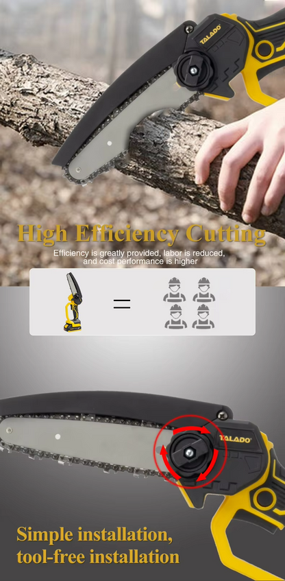 Mini Chain saw Cordless Power Chain Saws 6"