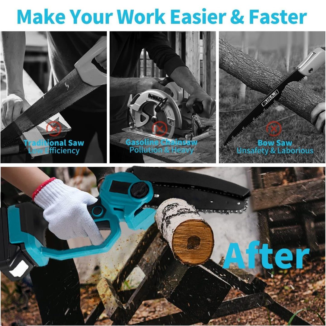 Mini Chain saw Cordless Power Chain Saws