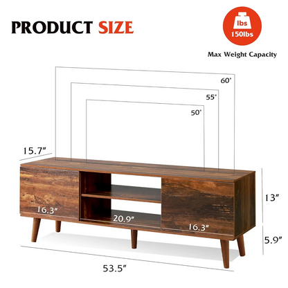 Elegant Retro Entertainment Unit TV cabinet TV Stand