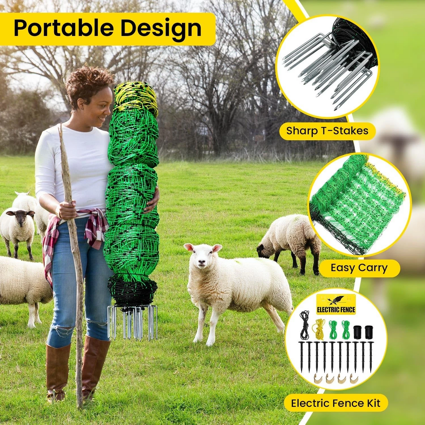 Electric Fence Netting Fence