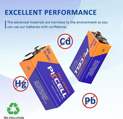 9V Battery Alkaline Battery