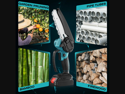 Mini Chain saw Cordless Power Chain Saws 4"