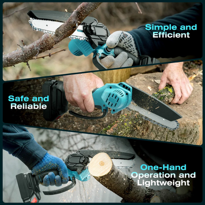 Mini Chain saw Cordless Power Chain Saws 4"