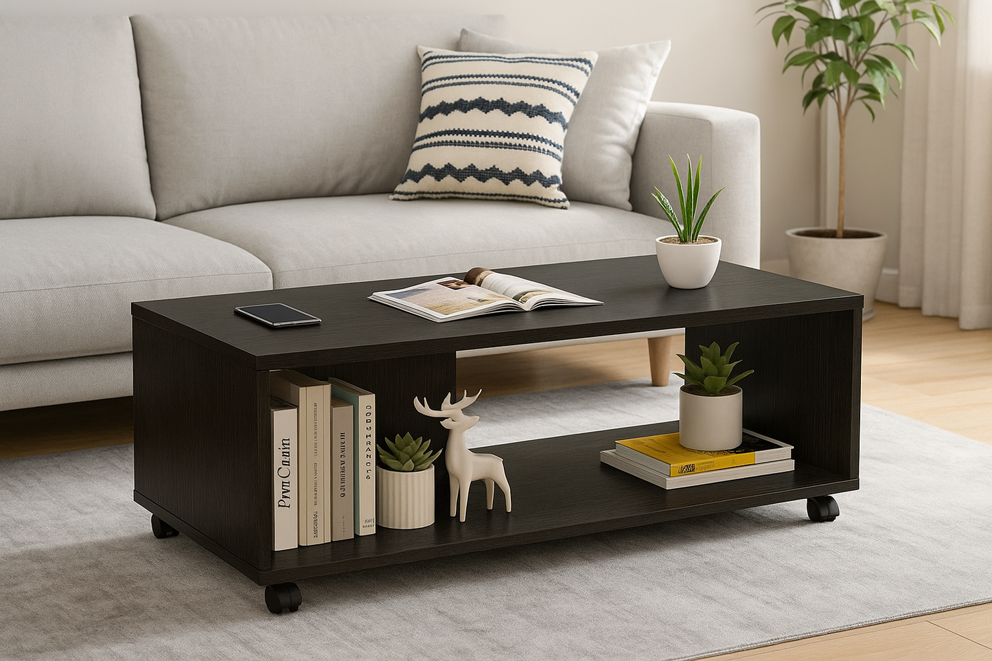 Coffee Table 120CM Black