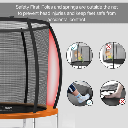 10FT Trampoline Kids Trampolines