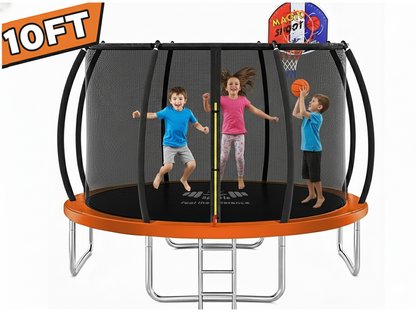 10FT Trampoline Kids Trampolines