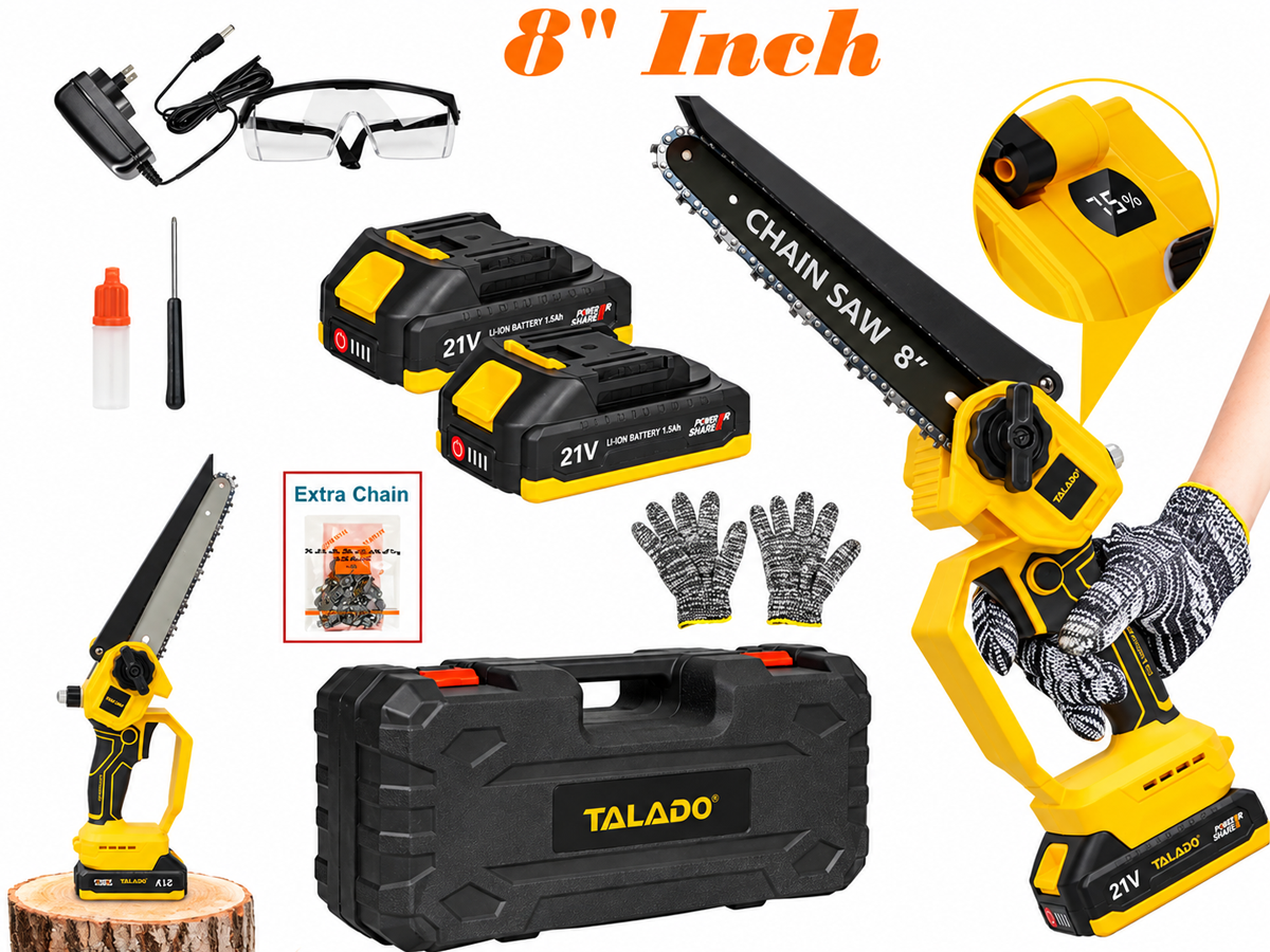 Mini Chain saw Cordless Power Chain Saws 8"