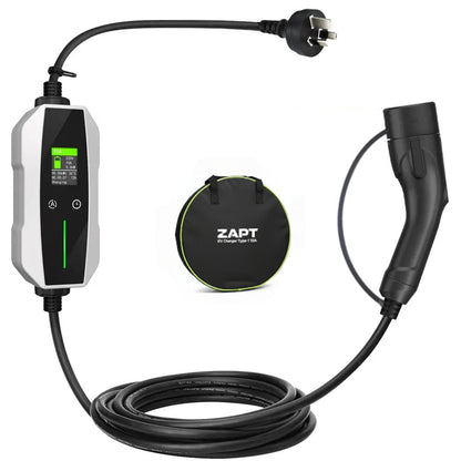 Portable EV Charger Type 2 (10A, 2.3kW)