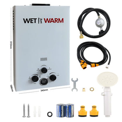 Gas Water Heater 14L + 12V Pump