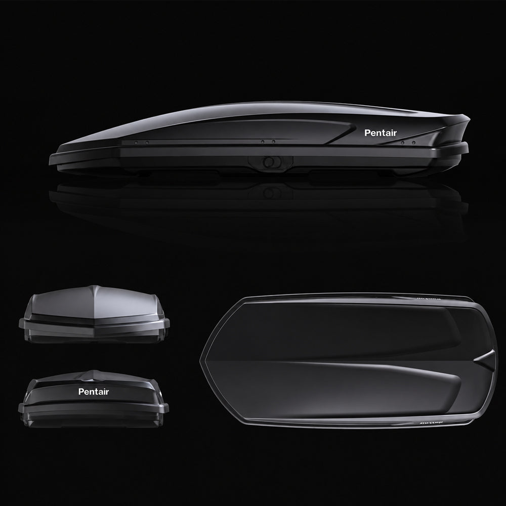 Car Roof Box with 420L Capacity – Glossy Black