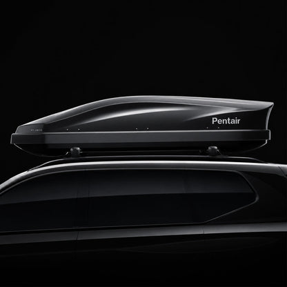 Car Roof Box with 450L Capacity – Glossy Black