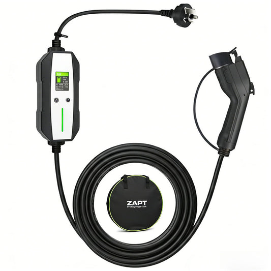 Zapt Type 1 EV Charger (10A, 2.4kW) 5M