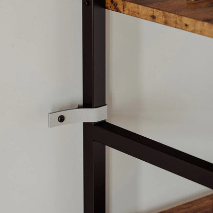 Ziva Industrial Bookshelf Bookcase 17 Shelf