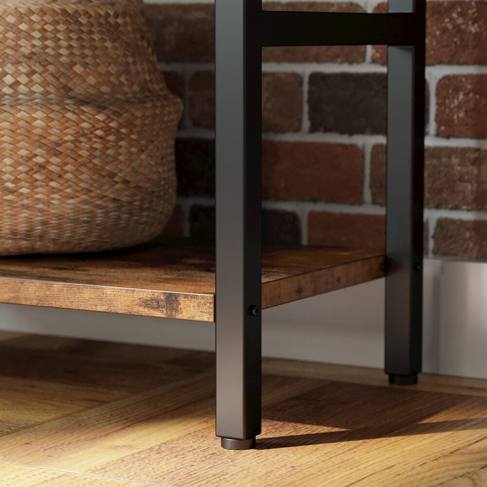 Ziva Industrial Bookshelf Bookcase 17 Shelf