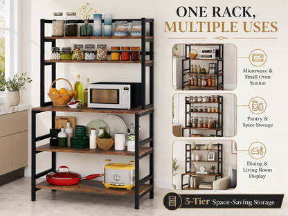 Ziva Kitchen Storage Baker's Rack - 5 Tier