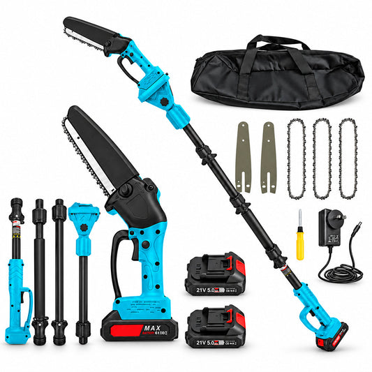 Mini Chainsaw Cordless Power ChainSaws with Extension Pole