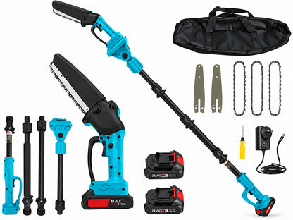 Mini Chainsaw Cordless Power ChainSaws with Extension Pole