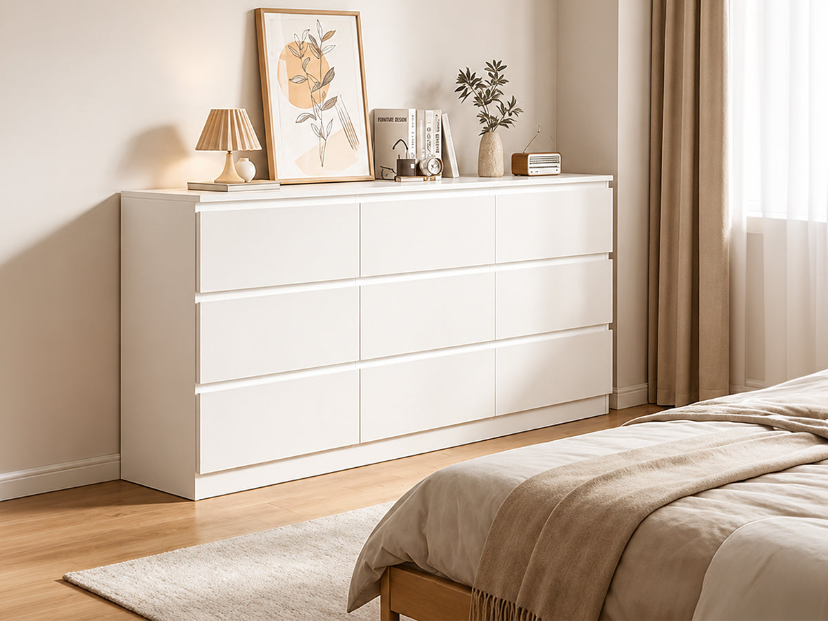 Ziva Tallboy Chest 9 Drawer Chest Tallboy