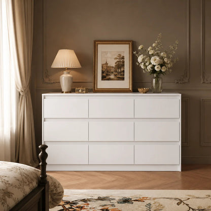 Ziva Tallboy Chest 9 Drawer Chest Tallboy