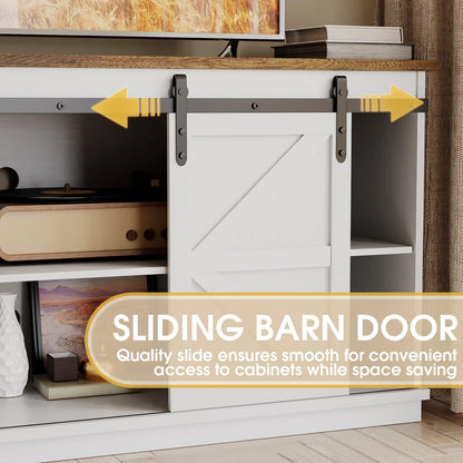 Entertainment Unit TV cabinet with Sliding Door