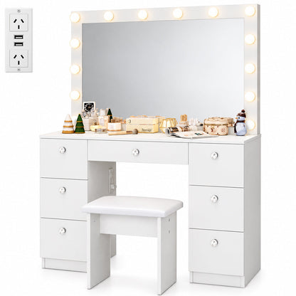 ZiVa Vanity Dressing Table with HD Mirror