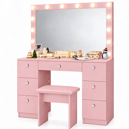 ZiVa Vanity Dressing Table with HD Mirror