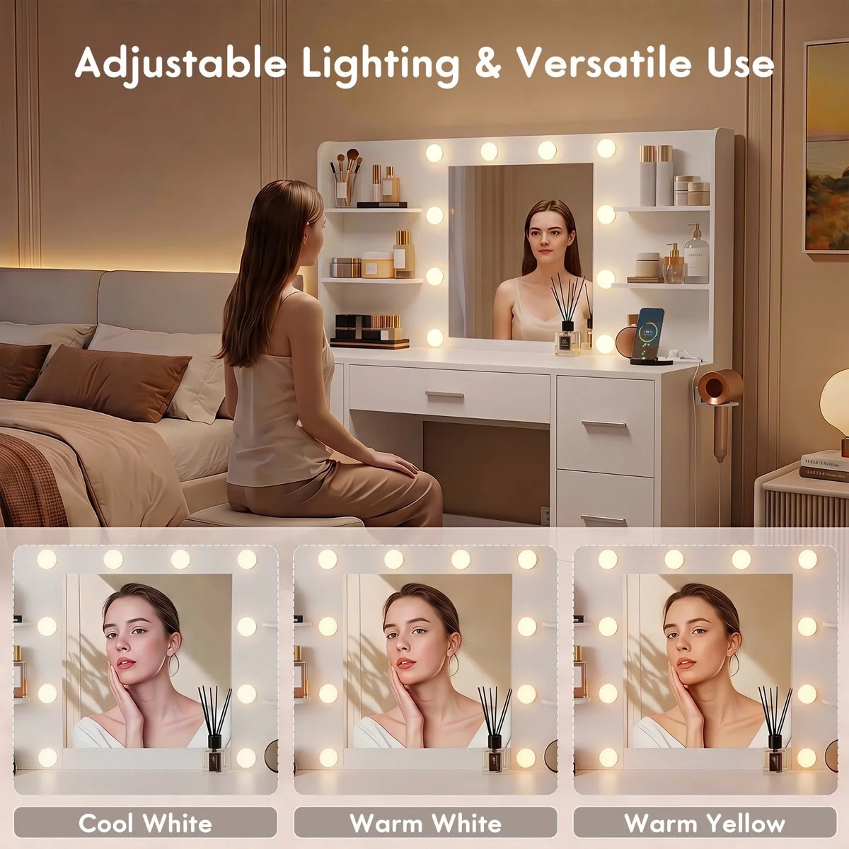 Dressing table with Mirror