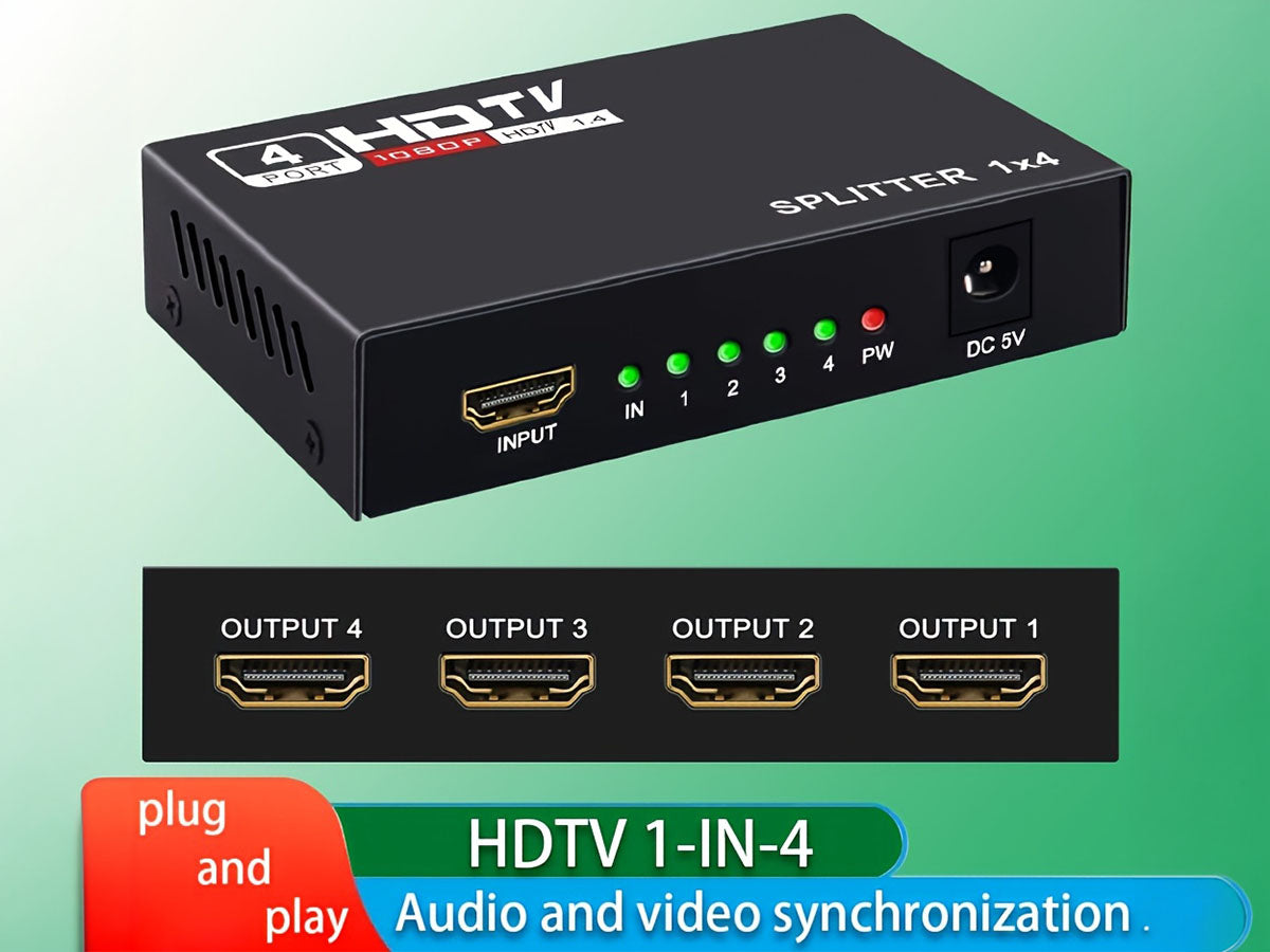 HDMI Splitter 1 in 4 Out